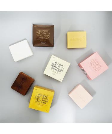Zero Waste All Natural Kitchen Dish Soap Bar - Biodegradable Eco-Friendly - 3.5oz (Pack of 2) - Plastic Free Orange Scented - Buy Online on GoSupps.com