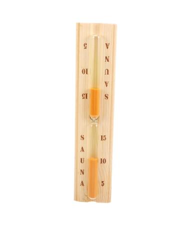 Doitool 15-minute-sandwatch timer 15 minutes of wood-timer sauna-timer 15-minute timer HODE SAUNA SANDUR Time clock for the sauna room hourglass.