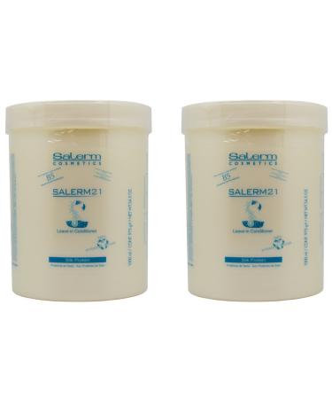 Salerm 21 B5 Silk Protein Leave-in Conditioner 34.5oz / 1000ml Pack of 2