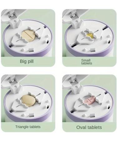 Buy Premium Pill Cutter | Stainless Steel Blade for Easy Pill Splitting - Perfect for Vitamins & Tablets (1/4 Blue) - International Shipping Available - Buy Online on GoSupps.com