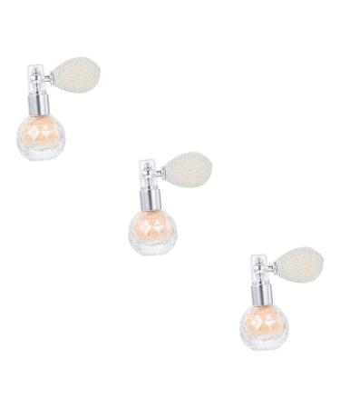 FOMIYES 3 Pcs Body Air Bag Powder Perfume Body Art Glitter Powder Spraying Bottle Baking Powder Miss Face Champagne Goldx3pcs mediumx3pcs