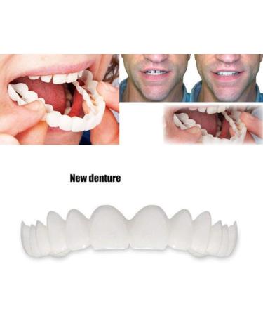 Xiaocui Provisional Dentures - Instant Perfect Smile | Comfort Fit Flex Teeth Veneers & Cosmetic Stickers for All Sizes - Buy Online on GoSupps.com