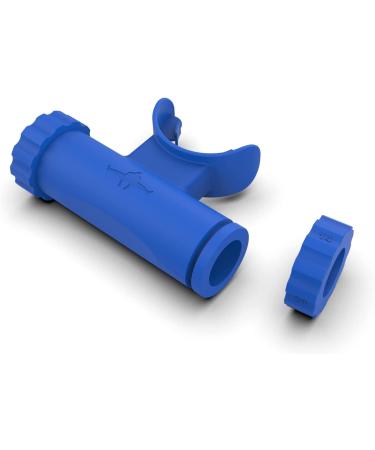 Bas Rutten O2 Trainer - Official Workout Device for Respiratory Training and Lung Muscle Fitness - Portable Breathing Mouthpiece for High Altitude and Power Training (Blue) - Buy Online on GoSupps.com