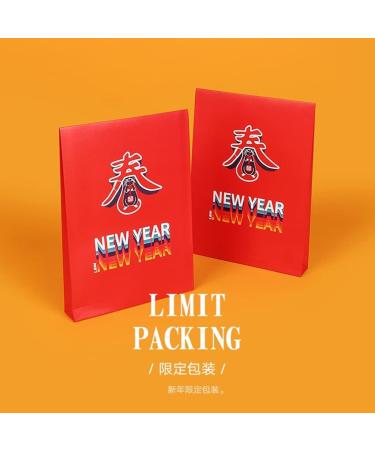 Chinese New Year Men's Red Cotton Sports Socks - 5 Pairs (Size 39-44) for Spring Festival Good Luck - Buy Online on GoSupps.com