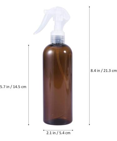 Beaupretty 3-Pack Amber Plastic Spray Bottles | Refillable Essential Oil & Cleaning Containers - Buy Online on GoSupps.com