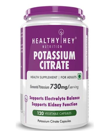 Potassium Citrate -120 Vegetable Capsules
