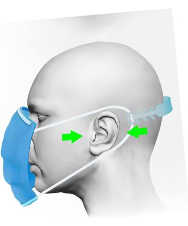 Frcolor 10-Pack Stretch Buckle Clips for Masks Bracelets & Earrings - Versatile Ear Hook Accessories for Facial Wear - Buy Online on GoSupps.com