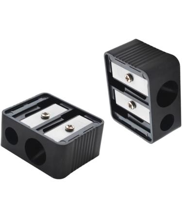 Professional Double Hole Cosmetic Pencil Sharpener for Eyebrow Lip Liner & Eyeliner | Essential Makeup Tool for School & Office Supplies - Buy Online on GoSupps.com
