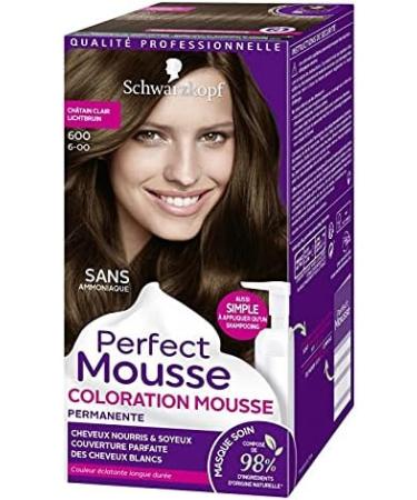 PERFECT MOUSSE - Perfect Mousse Coloration Ch tain Clair N 600 - Lot De 3 - Buy Online on GoSupps.com