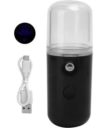 Handheld Face Mist Sprayer USB Rechargeable Woman Face Humidifier Sprayer Moisturizing Hydrating Face Humidifier Sprayer (Black) - Buy Online on GoSupps.com