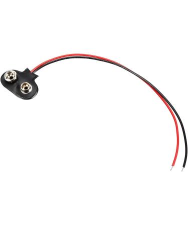 Buy uxcell 3pcs DC 9V Battery Clip T-Type Connector - Faux Leather Housing 12cm Lead Wire - International Shipping Available - Buy Online on GoSupps.com
