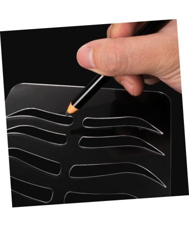 Didiseaon Eyebrow Stencil Plate Brow Template Lip Stencil Brow Practicing Tool Eyebrow Shape - Buy Online on GoSupps.com