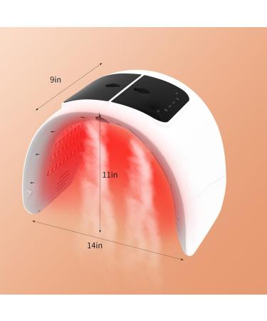 7 Colors LED Face Mask - Red Light Therapy for Home Skin Care | LED Beauty Mask with Spray Function for Face Neck & Body - Buy Online on GoSupps.com