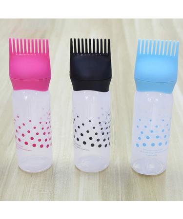 Solustrie 3-Set Root Ridge Applicator Bottles - Hair Color & Oil Applicator for Hairdressers - Teasing Blue | International Shipping - Buy Online on GoSupps.com