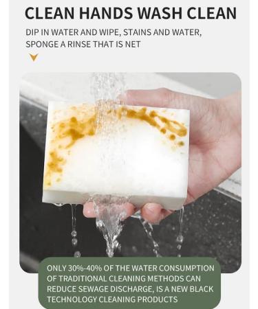 Dr.WOW Magic Sponge Eraser 50 Pcs/lot Multi-Functional Melamine Foam Cleaner 100x70x30mm - Buy Online on GoSupps.com