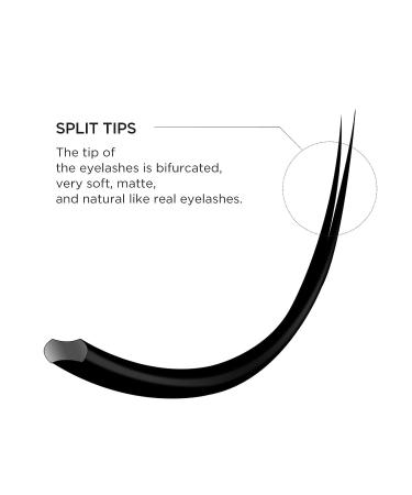 BEYELIAN 0.15mm D Curl 10mm Classic Eyelash Extensions - Super Matte Ellipse Flat Lashes for Professional Salons - Buy Online on GoSupps.com