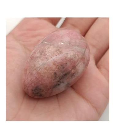 JUKUCKV Spiritual Support Natural Pink Stone Eggs Natural Gem Reiki Sphere Healing Gemstone Decoration 1pc
