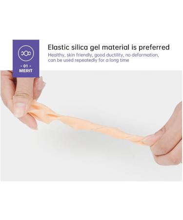 Gel Toe Separators for Bunion Relief with 2 Loops - Overlapping Toe Bunion Corrector & Cracked Heel Cream - One Size - Buy Online on GoSupps.com