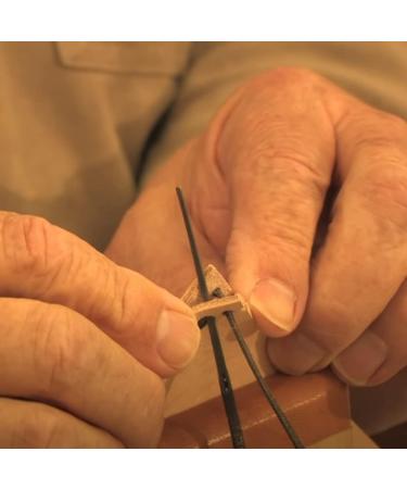 Tandy Leather 2-Prong Lacing Needle & Black Imperial Lace Set - 10 Needle Set with Strong 1/8 x 50yd Thread Lace & E-Book - Buy Online on GoSupps.com