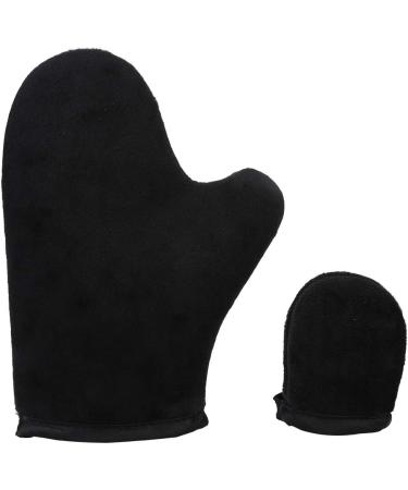 Soft Tanning Glove Self Tanner Mitt Lotion Apply Tool Beach Gloves (Black) - Buy Online on GoSupps.com
