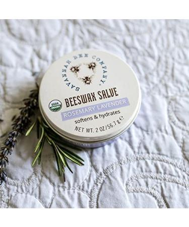 Certified USDA Organic Rosemary Lavender Beeswax Salve - Large | Savannah Bee Company - Buy Online on GoSupps.com