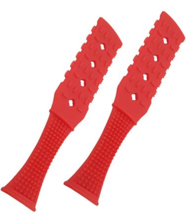 Healeved 6 STK Acupuncture Massage Gauge - Gua Sha Massage Device for Calf Pain Relief & Muscle Recovery | Meridian Fitness Red Rollers - Buy Online on GoSupps.com