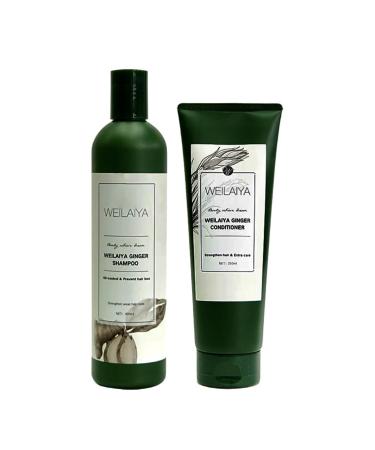 Weilaiya Ginger Prevent Hair Loss Shampoo 400mL & Conditioner 250mL Set