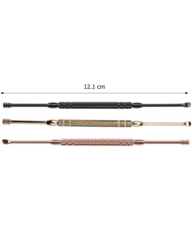 Healifty Ear Wax Pick 3pcs Ear Cleaning Kit Ear Cleaner Ear Scoop Earpick ing Tool Stainless Steel Ear Wax Removal Tool - Buy Online on GoSupps.com