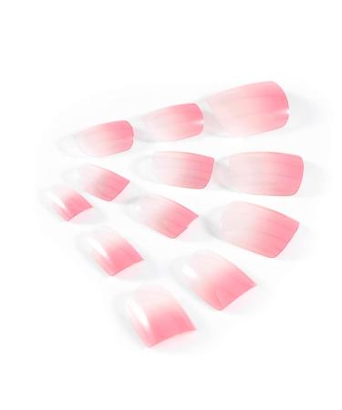 Brishow Short French Pink Press On Nails - 24 Pcs Artificial Stick-On Nails for Women & Girls | International Shipping Available - Buy Online on GoSupps.com