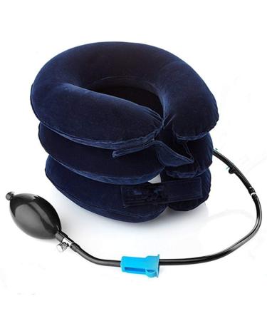 Cervical Neck Traction Device FDA Registered ? Inflatable & Adjustable Neck Brace Pair of Neck Support for Home Back Traction A