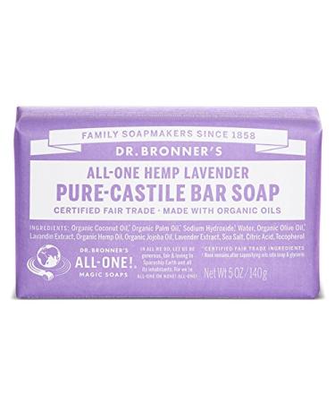 Dr Bronners Magic Soap All One Obla05 5 Oz Lavender Dr. Bronner'S Bar Soap