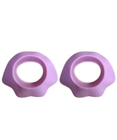 Bracelets de lavage pour le visage - Attrape-gouttes - Emp che le savon et l'eau de couler vers le bas des bras pendant le lavage - Restez au sec et propre violet