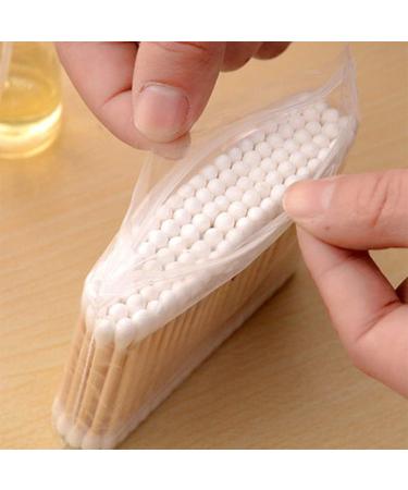 Decdeal Cotton Swabs - 1000 Count Double Tip Ear Cleaning Swabs with Wooden Sticks for Gentle Hygiene - Buy Online on GoSupps.com
