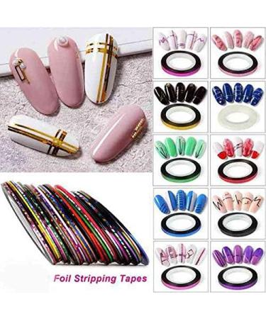 RIYAN Nail Art Tools Crystal Beads Bead Picker Dotted Pen Professional Manicure Brush Polishing Painting Pencil Uv Gel Nails - Buy Online on GoSupps.com