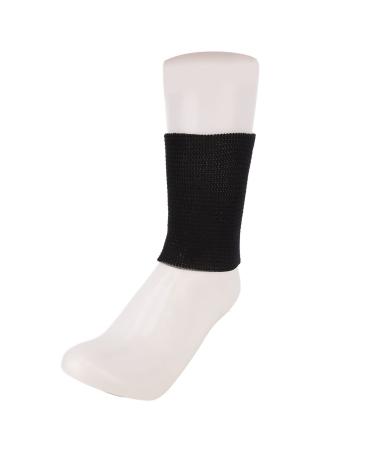 Compression Ankle Support Sleeve Elastic Ankle Brace Sports Unisex Athletes Dancers Workers with Arch Support and Breathable Fabric (Black)