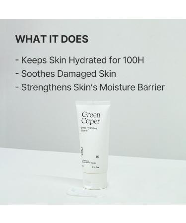 Long Lasting Deep Hydration Green Caper Cream 80ml - Nourish & Revitalize Skin | International Shipping Available - Buy Online on GoSupps.com