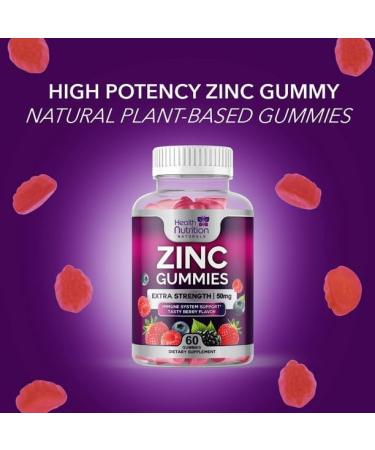 IKJ Zinc Gummies 50mg - Extra Strength Immune Support for Kids & Adults - Buy Online on GoSupps.com