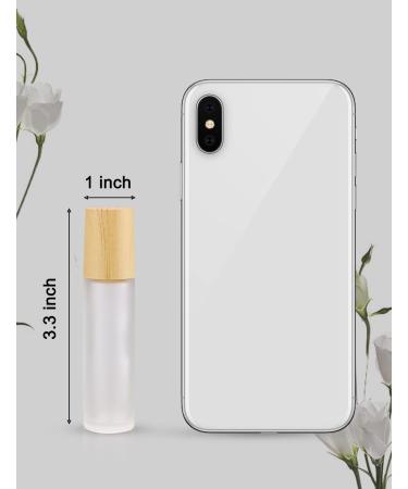 12 Pack Essential Oil Roller Bottles - 10ml Frosted Glass with Stainless Steel Balls for Travel & Perfume - Buy Online on GoSupps.com