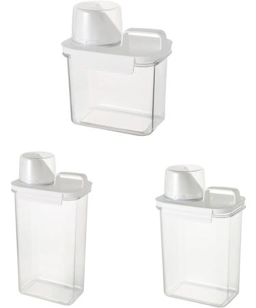 CNANRNANC Airtight Detergent Dispenser with Measuring Cup Washing Powder Dispenser Washing Powder Storage Bucket Laundry Detergent Box (2300 ml) 2300ML - Buy Online on GoSupps.com
