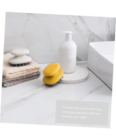 Skisuno Silicone Massage Curb Air Cushion Ridge Hairbrush - Ultimate Scalp Cleaning & Shampoo Massage Device - Buy Online on GoSupps.com