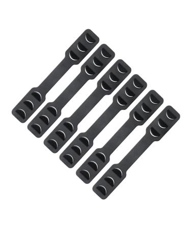 Alipis 6st earrings black ear extension buckle ear cable hook extension hooks ear extensions earreman extension adjustable ear protection tape face mouth protection with hook child