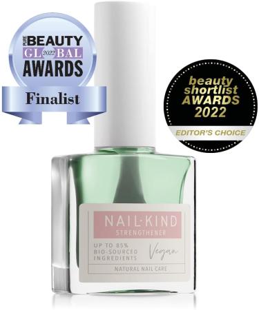 NAILKIND 2-in-1 Clear Nail Strengthener & Base Coat - Vegan & Peta Certified Cruelty Free - Quick Drying Chip Resistant Manicure - 8ml - Buy Online on GoSupps.com
