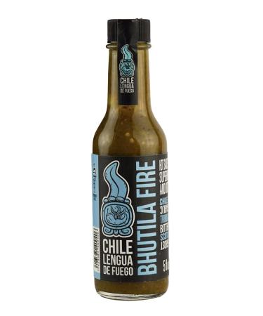 Chile Lengua de Fuego Lengua de Fuego | Bhutila Fire Hot Sauce ,5 Fl Oz (Pack of 1)