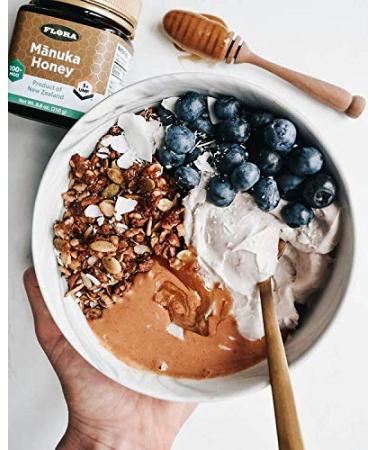 Flora Manuka Honey MGO 100+ - 8.8 oz (250g) - Pure & Natural Superfood - Buy Online on GoSupps.com