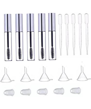 TOVINANNA 20 Pcs Empty Mascara Tube Empty Lash Tube Pipet Travel Mascara Tube Funnel Lip Gloss Tube Printable - Buy Online on GoSupps.com