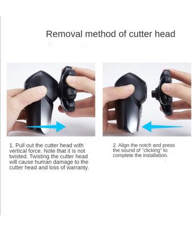 6 in 1 Electric Head Shaver for Bald Men - 9D Floating Cutter Grooming Trimmer | Wet & Dry Cordless - Buy Online on GoSupps.com