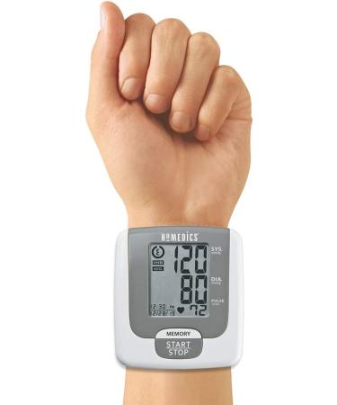 HoMedics Blood Pressure Wrist Monitor - Wireless Automatic BP Cuff with Smart Measure Technology - Buy Online on GoSupps.com