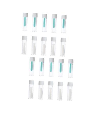 Gleavi 20 STK Tools For wearing color contact lenses Insert for hard contact lenses Tool For removal of contact lenses Eyesline pliers Travel contact lens container plastic 10x1.3cmx2pcs different colors x 2 pieces