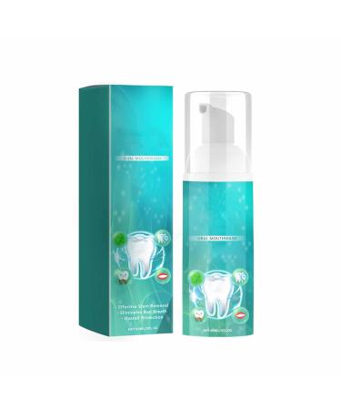 Furzero mouthwash 60 ml Furzero Oral Mouthwash Teeth Whitening Mouthwash Teeth Total Care Mouthwash Dental Mouthwash Foam deep -cleaning stain removal (1 piece)