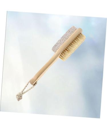 Beavorty Foot Brush Pumice Stone Heel Scrubber Foot Pumices feet Scrubber Remove Dead Skin Foot Stone Natural Remover Wooden Small Brush Pedicure File Scrub Brush Bristles Bamboo - Buy Online on GoSupps.com